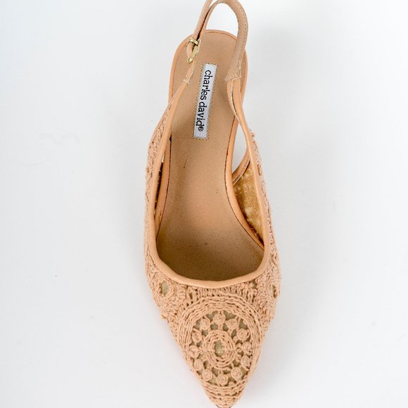 NWT Charles David Macrame lace pump - 9 - Picture 4 of 7